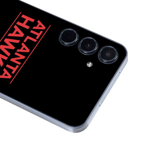 NBA Atlanta Hawks Standard - Black Galaxy A55 5G Skin